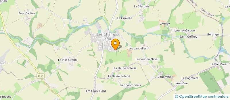 localisation de l'entreprise SCI TYM  LES CHAMPS-GERAUX