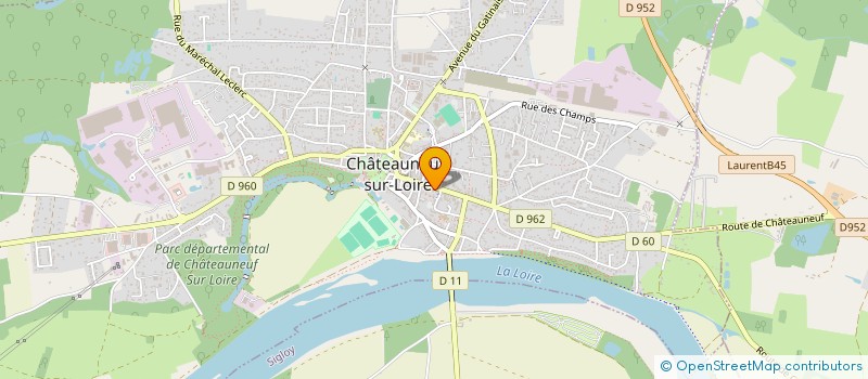 localisation de l'entreprise SCI TYM à CHATEAUNEUF-SUR-LOIRE
