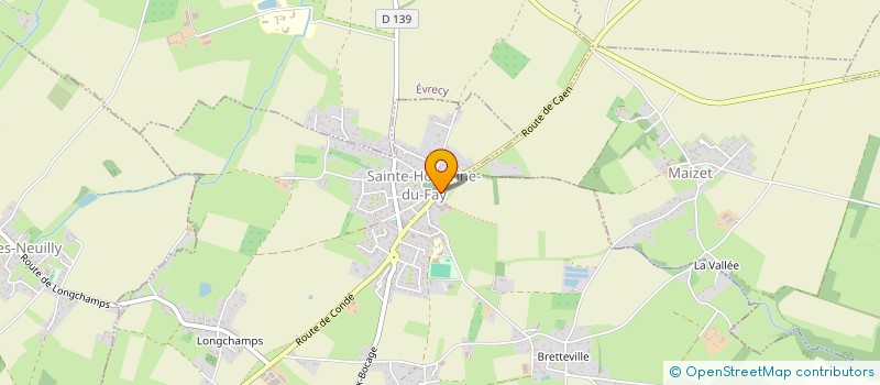 localisation de l'entreprise SCI TYMA  SAINTE-HONORINE-DU-FAY