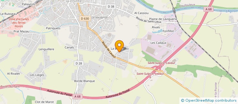 localisation de l'entreprise SCI TYMAHE  SAINT-SULPICE-LA-POINTE