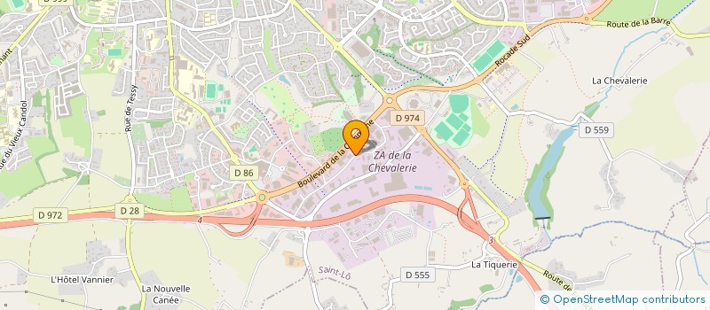 localisation de l'entreprise SCI TYMEANCE  SAINT-LO