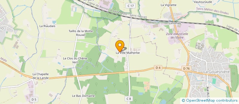 localisation de l'entreprise SCI TYMED  SAINT-PERE-MARC-EN-POULET