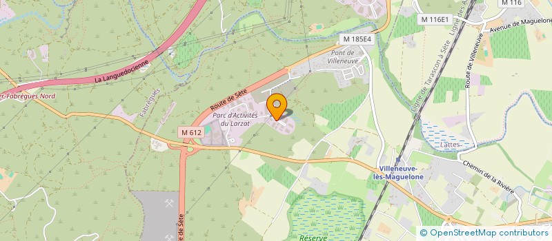 localisation de l'entreprise SCI TYMEO  VILLENEUVE-LES-MAGUELONE