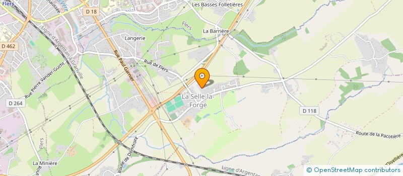 localisation de l'entreprise SCI TYMIMOB à LA SELLE-LA-FORGE