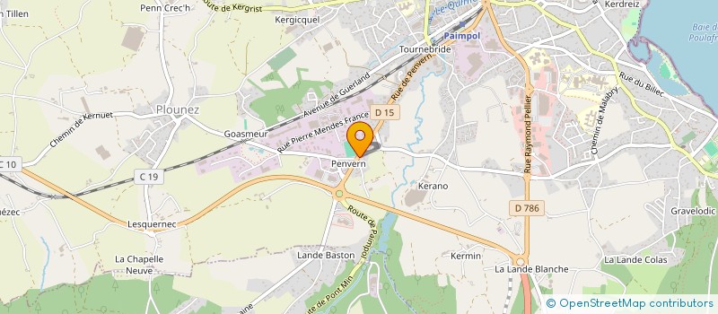 localisation de l'entreprise SCI TYMO  PAIMPOL