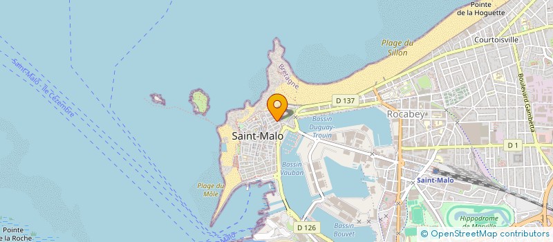 localisation de l'entreprise SCI TYPE-E  SAINT-MALO