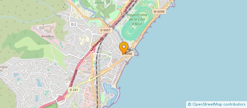 localisation de l'entreprise SCI TYPHAEL  VILLENEUVE-LOUBET