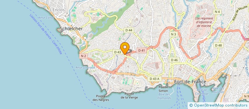 localisation de l'entreprise SCI TYPICABANA à FORT-DE-FRANCE
