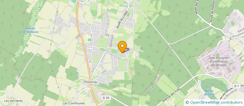 localisation de l'entreprise SCI TYREX  BALLAISON