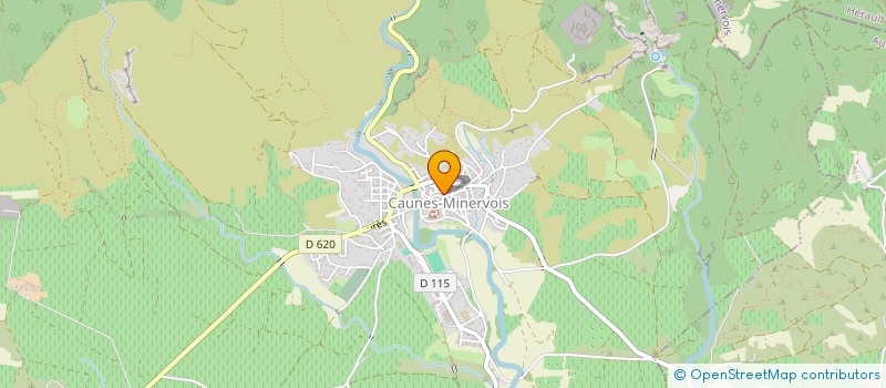 localisation de l'entreprise SCI TYRONE à CAUNES MINERVOIS