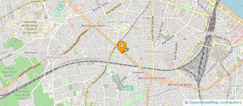 localisation de l'entreprise SCI TYROSSE INVEST  TALENCE