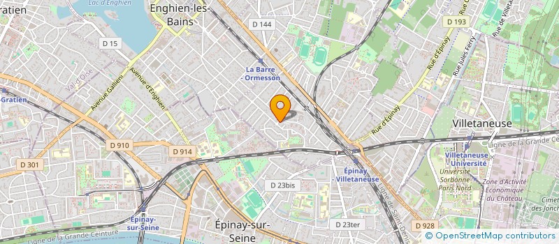 localisation de l'entreprise SCI TYSMO INVEST  DEUIL-LA-BARRE