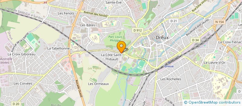 localisation de l'entreprise SCI TYSON à DREUX