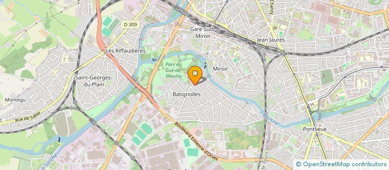 localisation de l'entreprise SCI TYTO IMMO  LE MANS