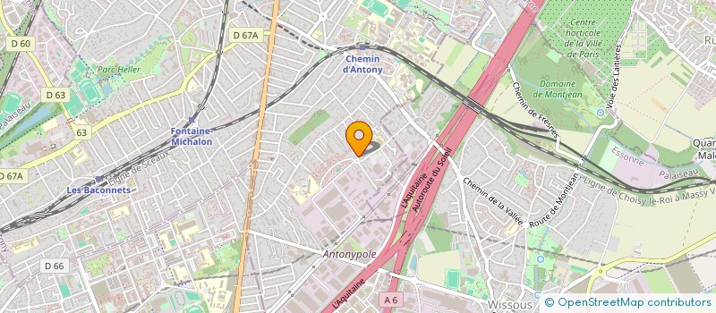localisation de l'entreprise SCI TYVALSCHLO à ANTONY