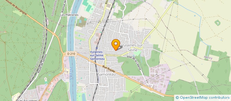 localisation de l'entreprise SCI TZARBOUTIK  VULAINES-SUR-SEINE