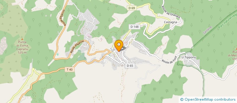 localisation de l'entreprise SCI U BORGU à SARTENE