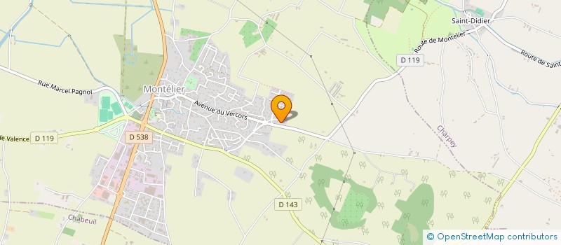localisation de l'entreprise SCI U CAMPU à MONTELIER