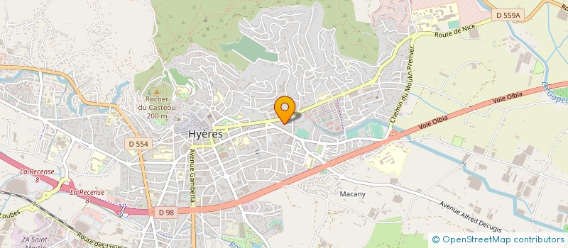 localisation de l'entreprise SCI U CEPPU à HYERES