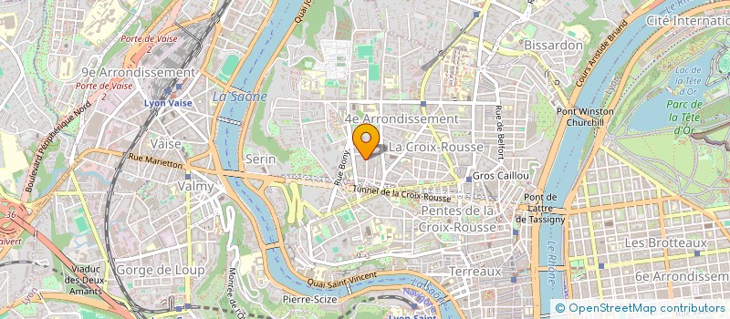 localisation de l'entreprise SCI U DAVOLMASI  LYON 4EME