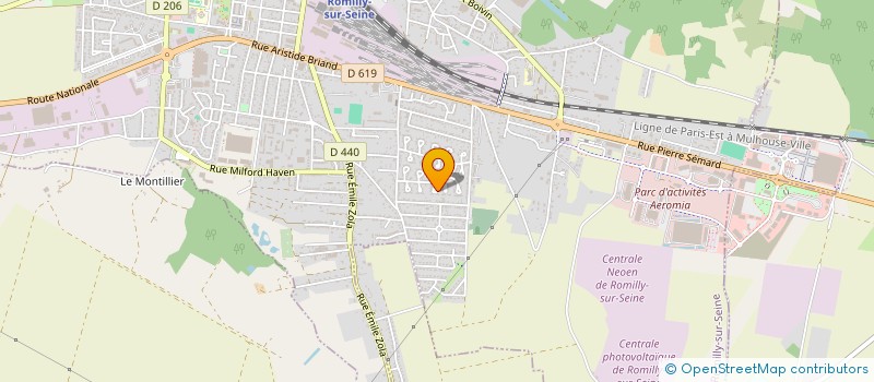 localisation de l'entreprise SCI U F R à ROMILLY-SUR-SEINE