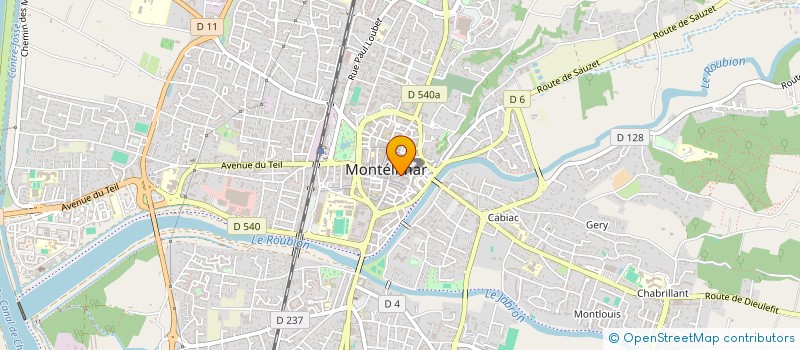 localisation de l'entreprise SCI U FIUME  MONTELIMAR