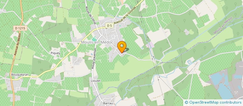 localisation de l'entreprise SCI U FORT  MOULIS-EN-MEDOC