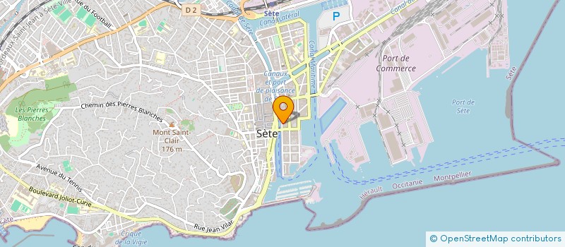 localisation de l'entreprise SCI U.G.E  SETE