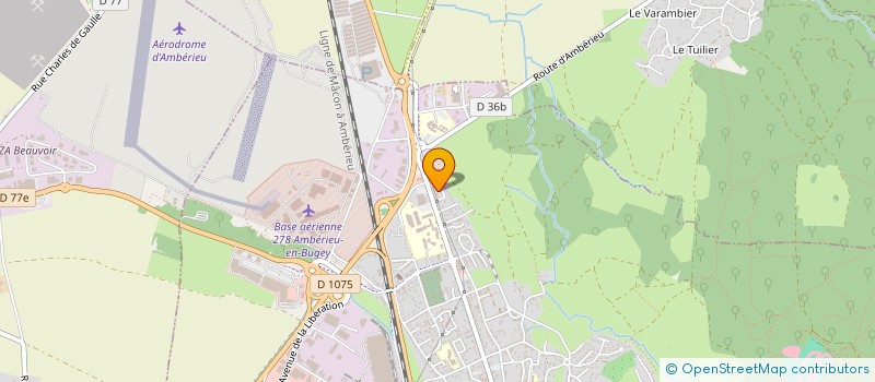 localisation de l'entreprise SCI U.G.O.  AMBERIEU-EN-BUGEY