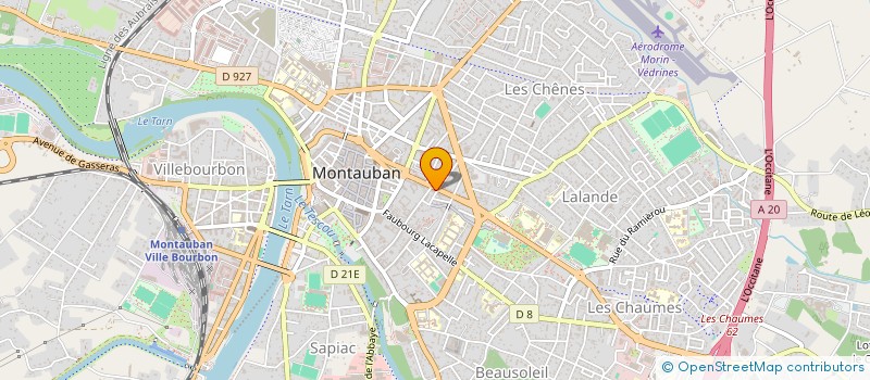 localisation de l'entreprise SCI U.M.B.  MONTAUBAN