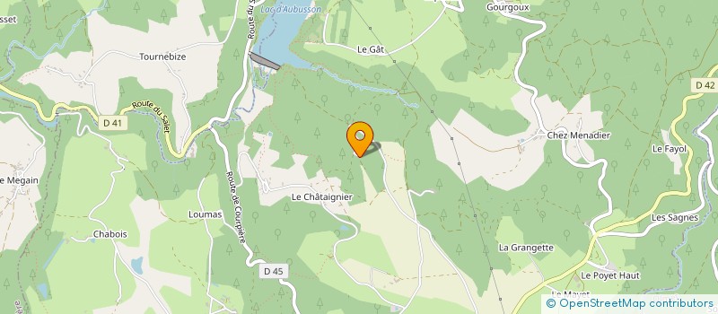 localisation de l'entreprise SCI U MING  AUGEROLLES