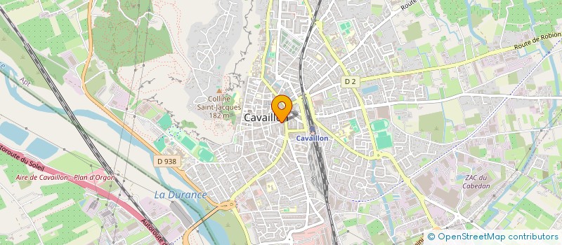 localisation de l'entreprise SCI U MONTE CINTU  CAVAILLON