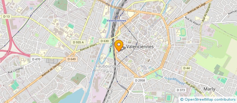 localisation de l'entreprise SCI U PALAZZO à VALENCIENNES