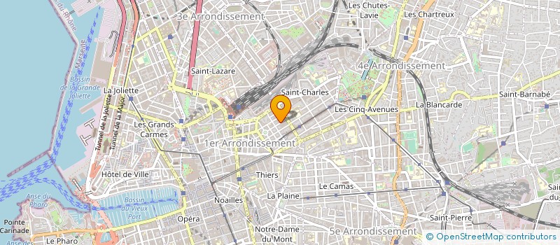 localisation de l'entreprise SCI U PINZU DI GAIA à MARSEILLE