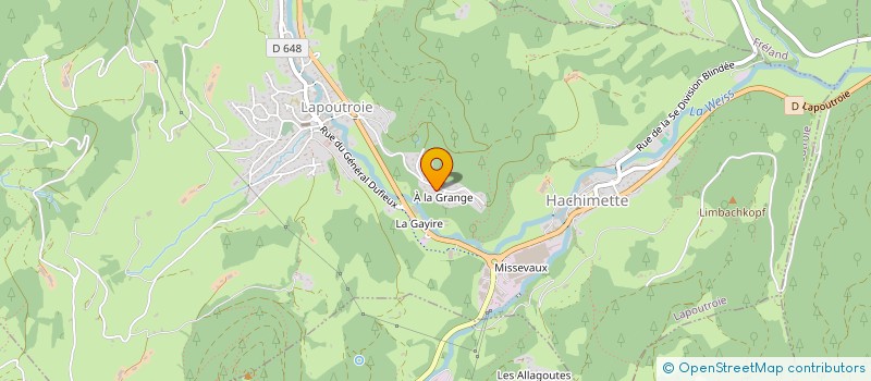 localisation de l'entreprise SCI U.S.  OSTHEIM