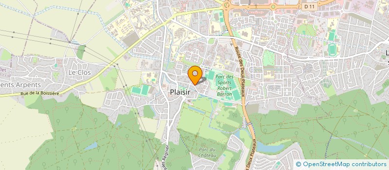 localisation de l'entreprise SCI U SOLE  PLAISIR