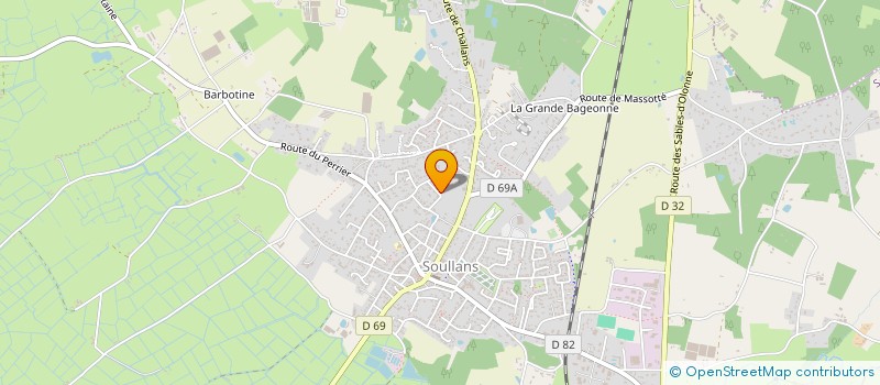 localisation de l'entreprise SCI U SOLONAISE à SOULLANS