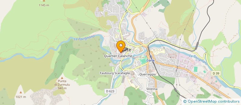 localisation de l'entreprise SCI U SVEGLIU à CORTE