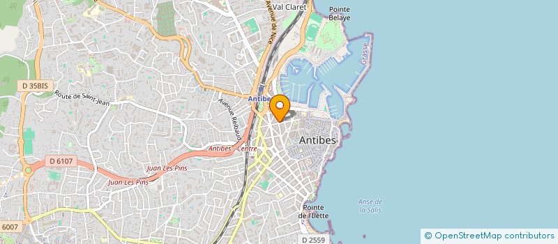 localisation de l'entreprise SCI U.W.L à ANTIBES