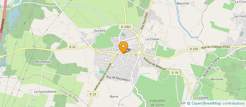 localisation de l'entreprise SCI U6C+ à SAINT-SAVIN