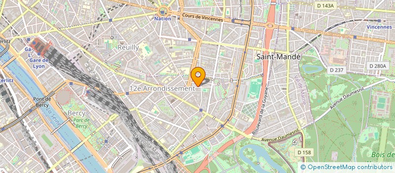 localisation de l'entreprise SCI UAT  PARIS