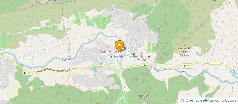 localisation de l'entreprise SCI UB2  SAINTE-ANASTASIE-SUR-ISSOLE