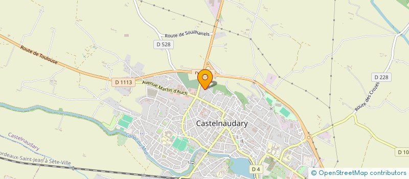 localisation de l'entreprise SCI UBATUBA  CASTELNAUDARY