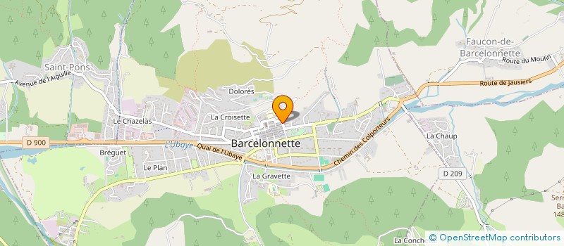 localisation de l'entreprise SCI UBAYE IMMOBILIERE à BARCELONNETTE