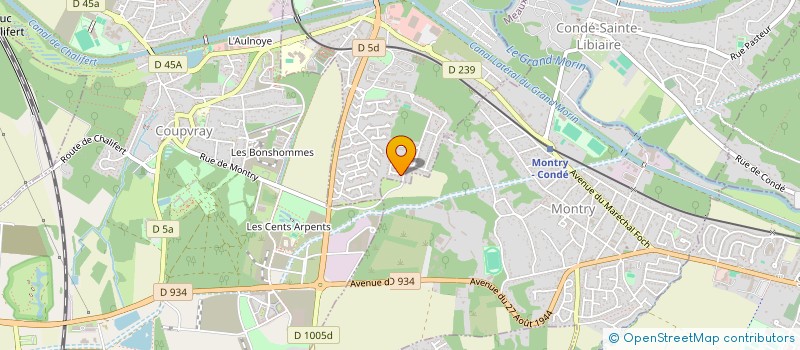 localisation de l'entreprise SCI UBER77 à ESBLY