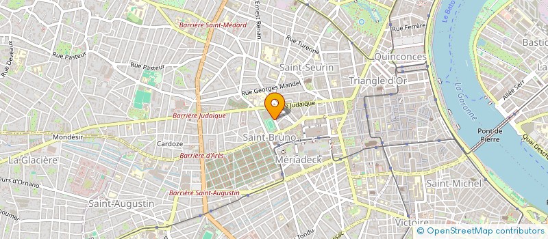 localisation de l'entreprise SCI UBGE  BORDEAUX