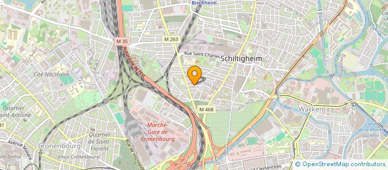 localisation de l'entreprise SCI UBSA  SCHILTIGHEIM