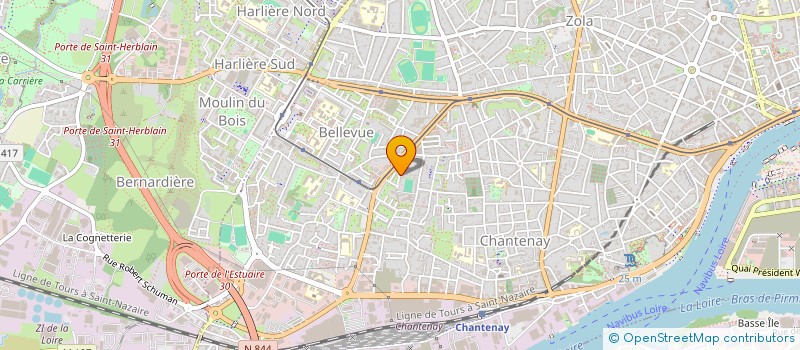 localisation de l'entreprise SCI UBUNTU  NANTES