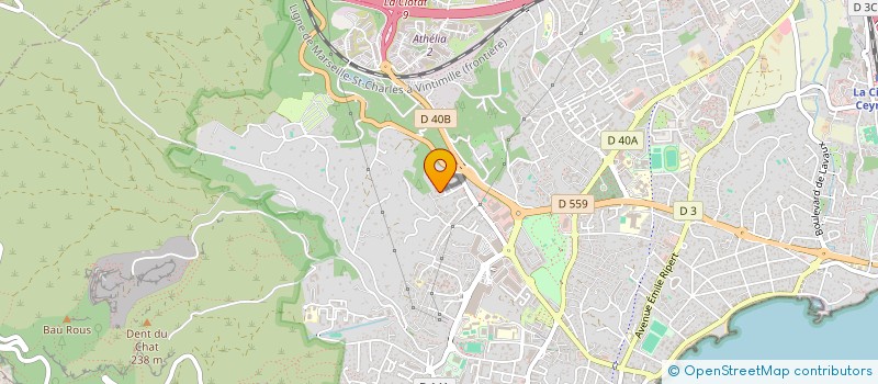 localisation de l'entreprise SCI UCAR  LA CIOTAT