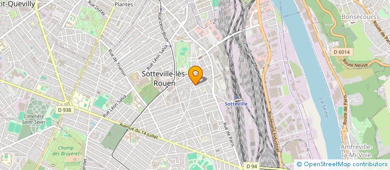 localisation de l'entreprise SCI UCAR  SOTTEVILLE-LES-ROUEN